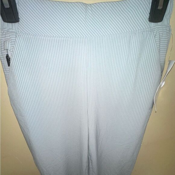 Athleta Brooklyn Lined Textured Jogger Pants Striped Size 2 NWTs - Picture 4 of 10